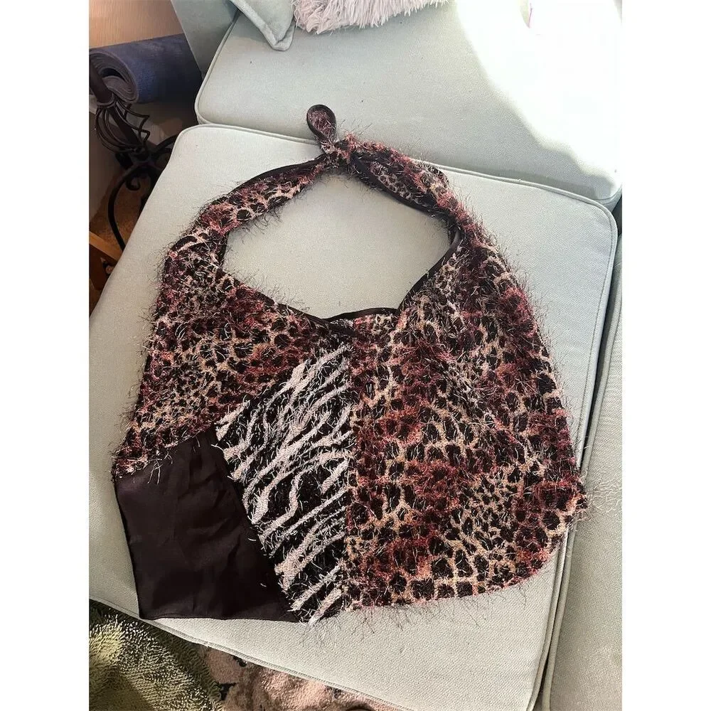 Kozan by MK & Hydra Edition Women's Leopard Print Shoulder Bag Multicolor